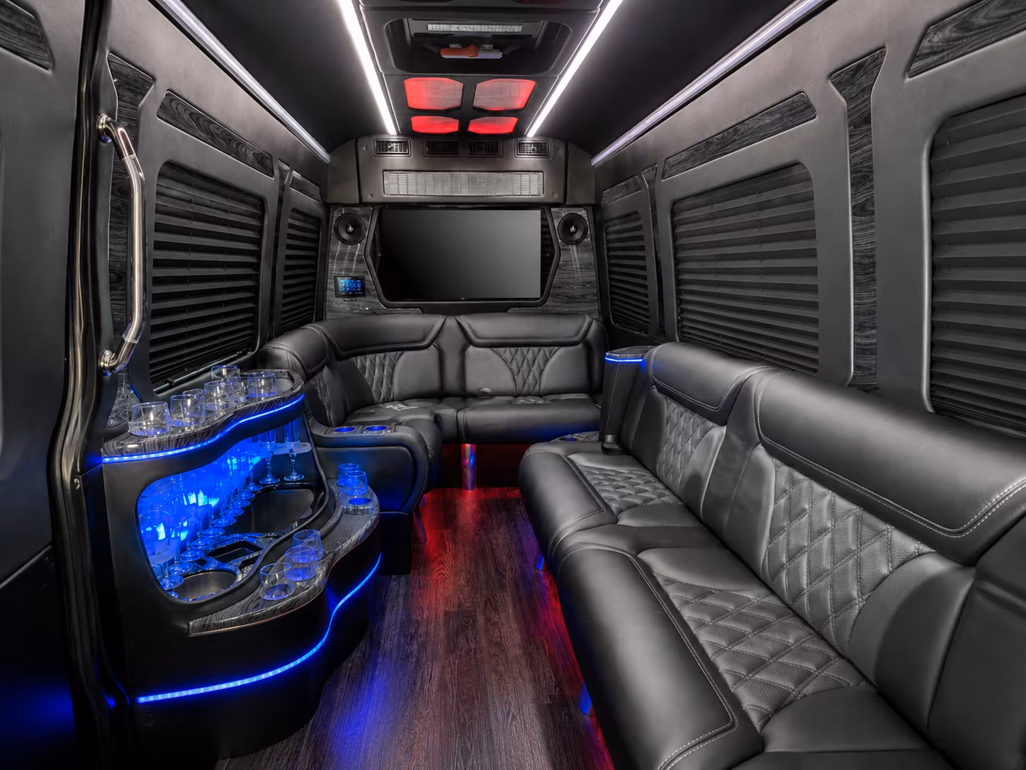 flint 25 passenger party bus