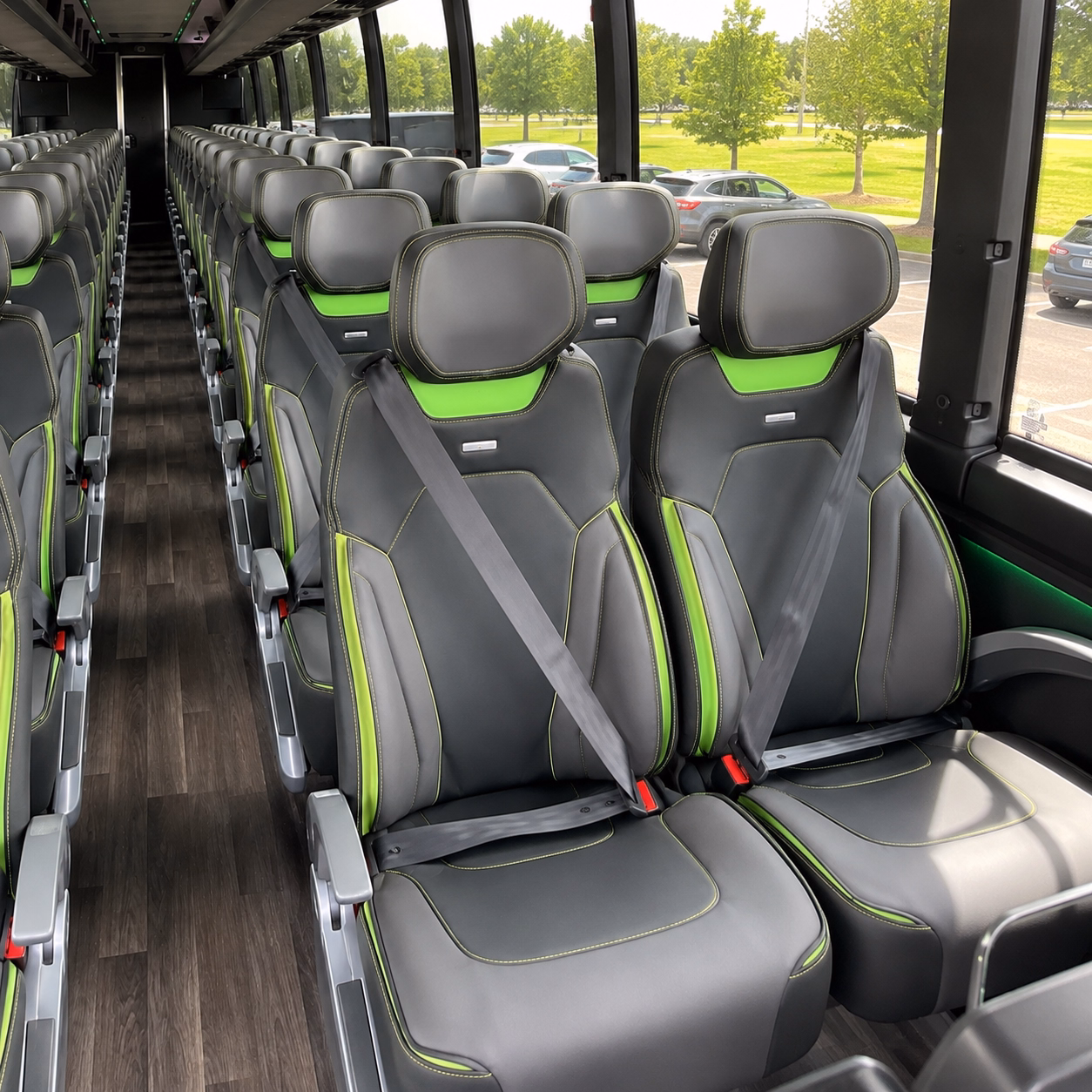 flint bus rental service area