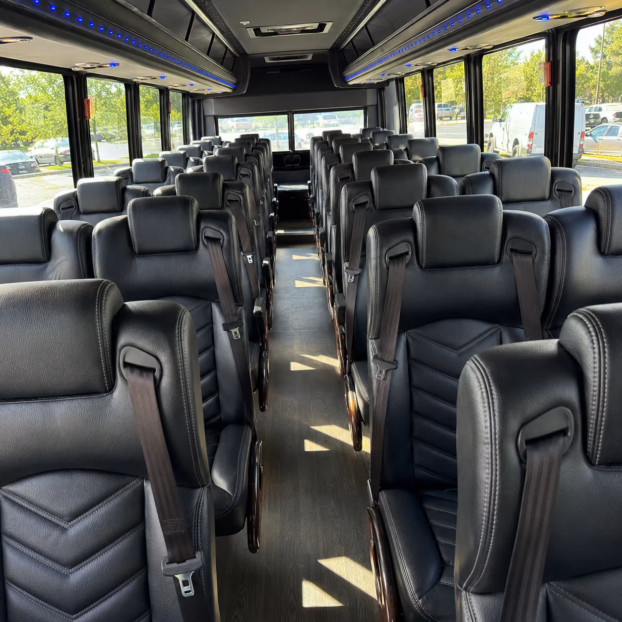 flint employee transportation onboard seating