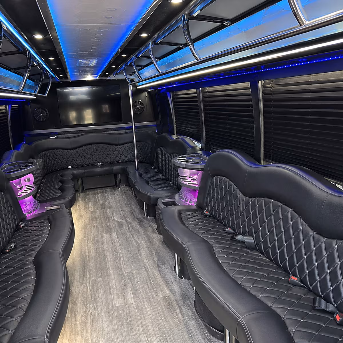 flint party bus booking step 1