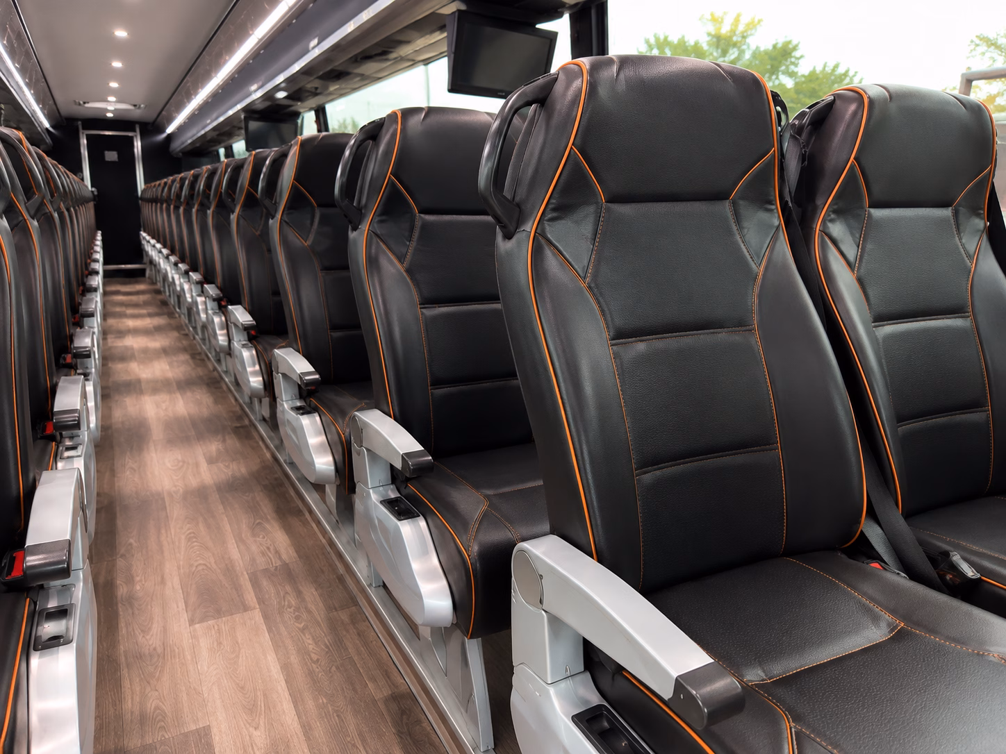 flint school event transportation onboard seating